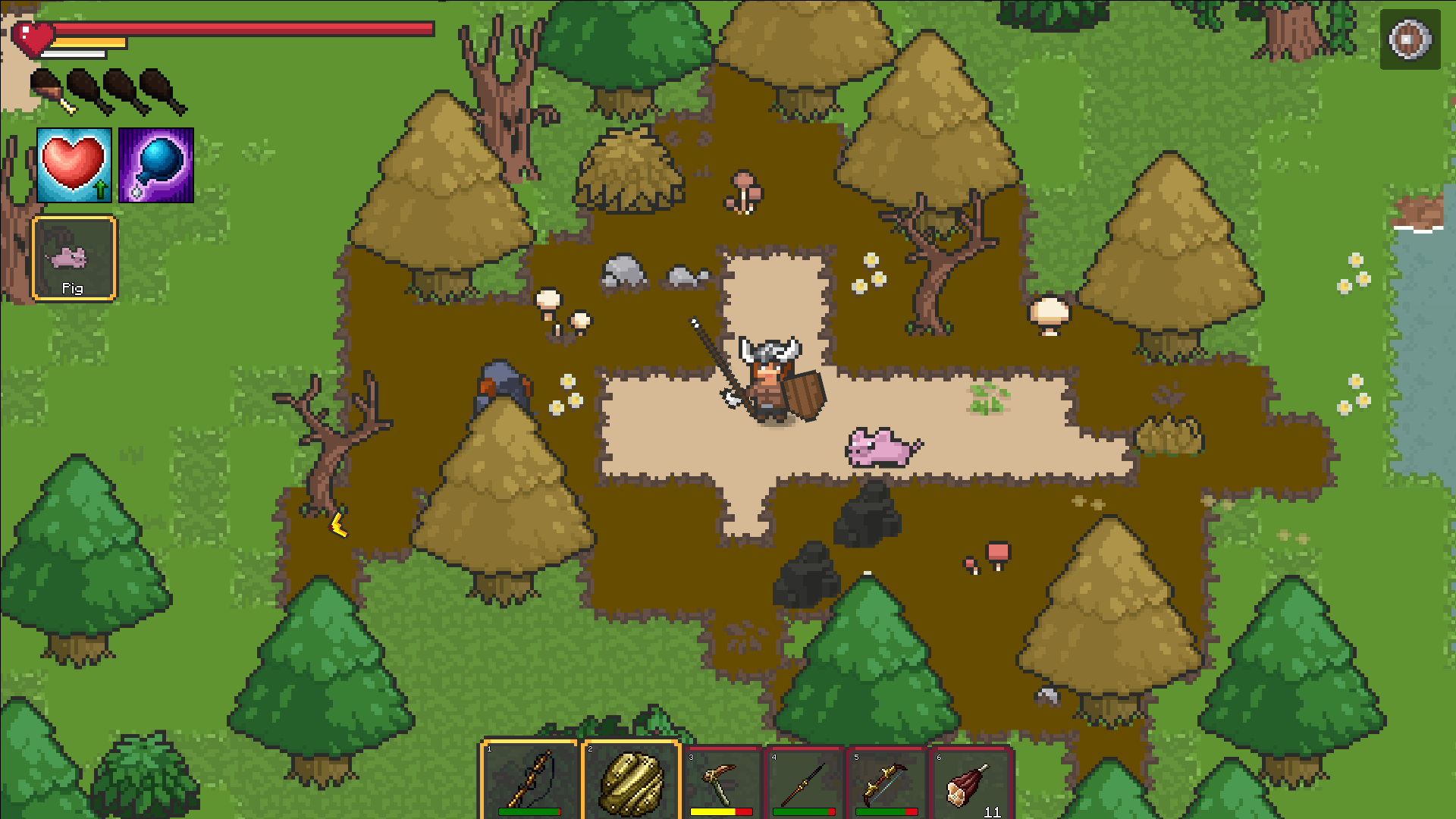 Arcane Vale 0.1.4 is now live on Steam! New hotbar system + equippable ammo — archive illustration